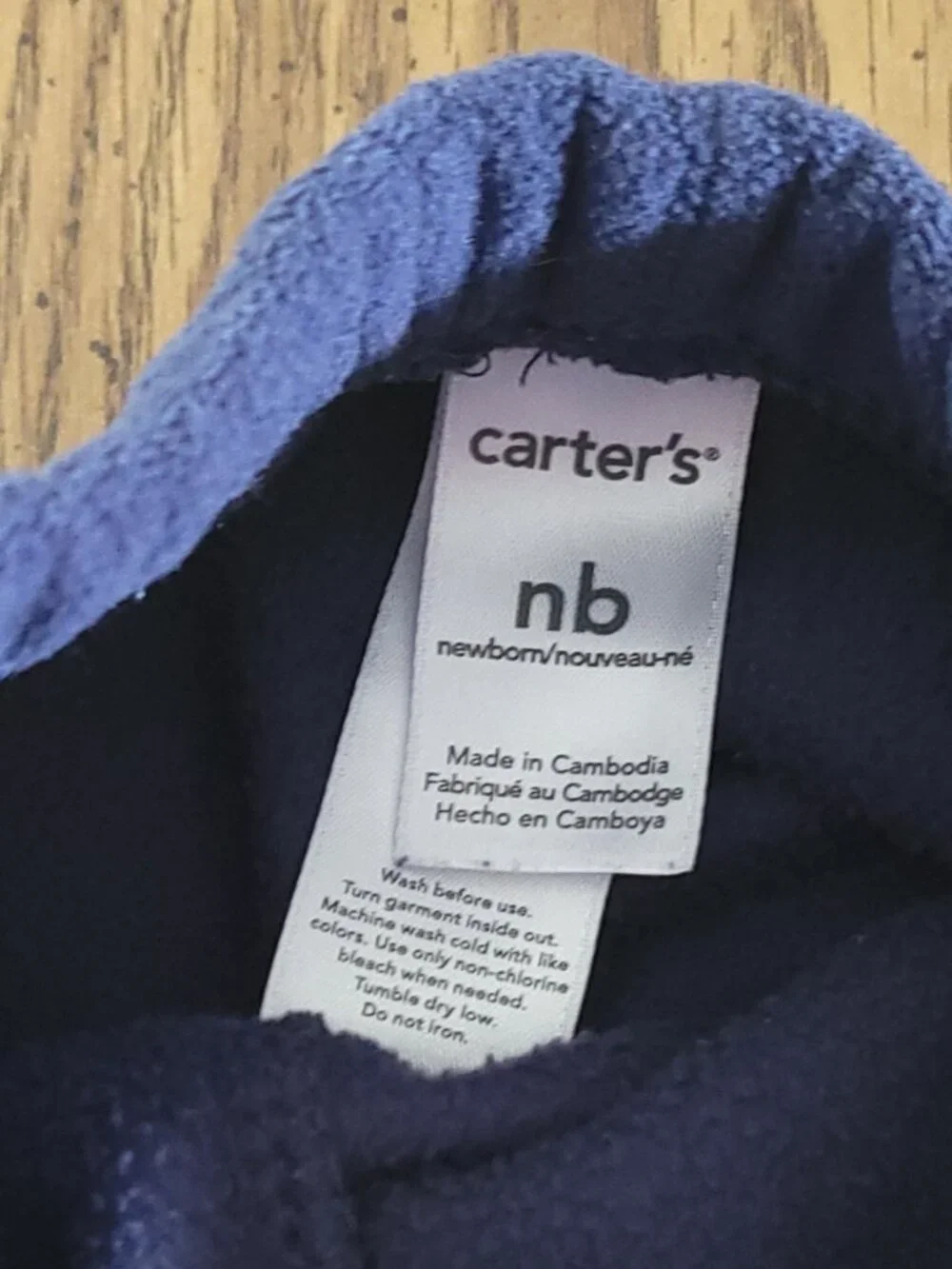 Carter's Just One You Newborn Hooded Bodysuit & Fleece Pants Set